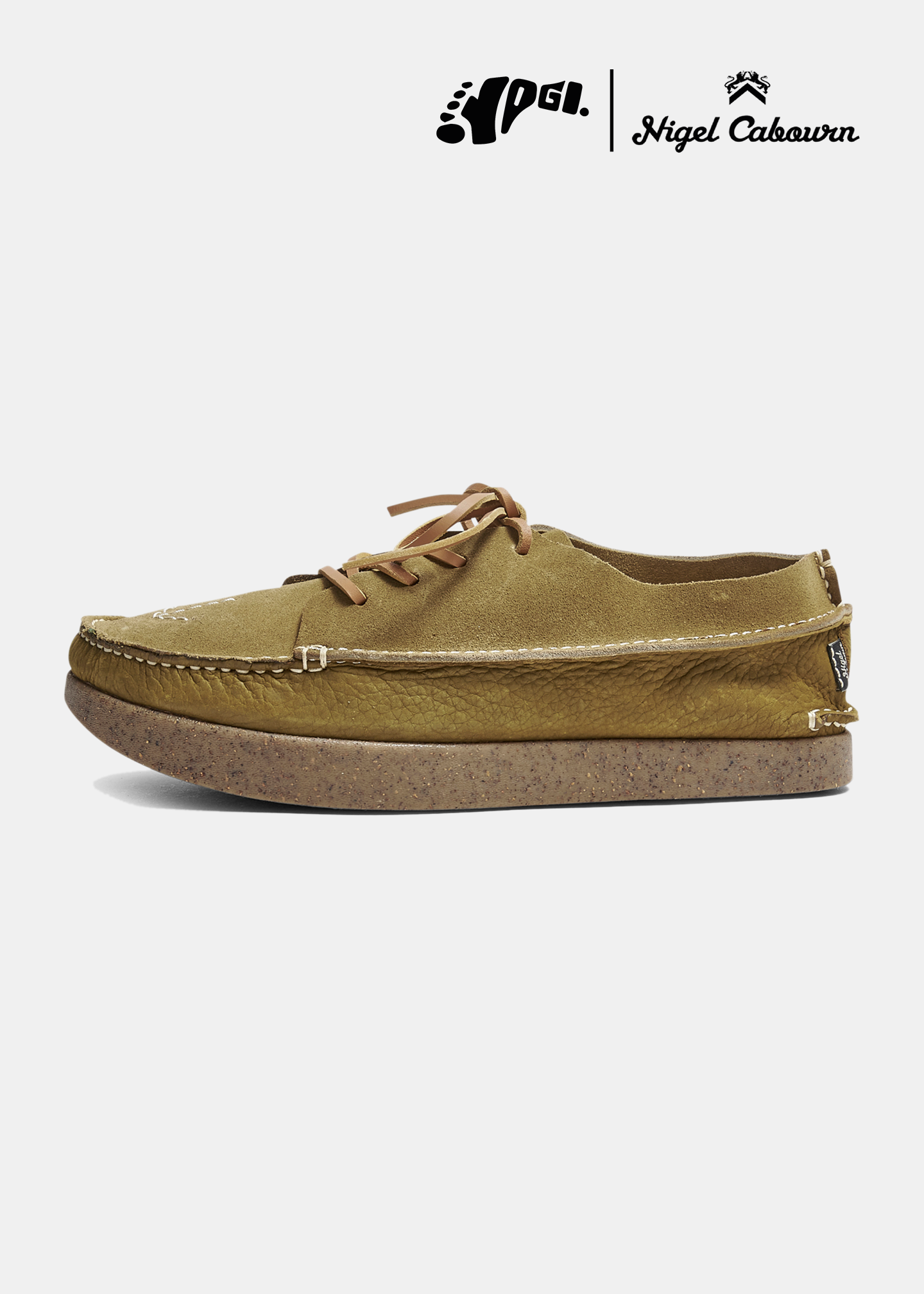 Men's Nigel Cabourn Finn II Moss/Green – Yogi Footwear Italia